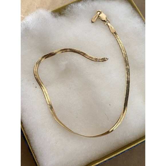 Jewelry - Designer Aurafin 14K Yellow Gold Quadro Flex Bracelet 1.7g For Repair
